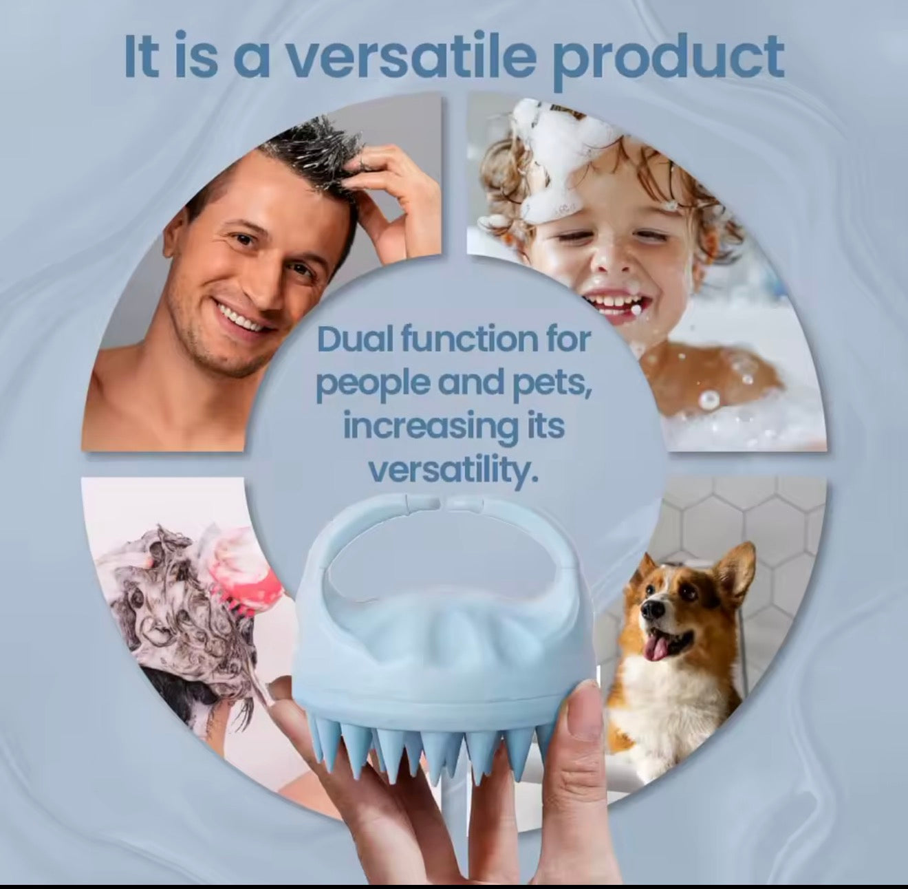 Brosse de Massage du Cuir Chevelu