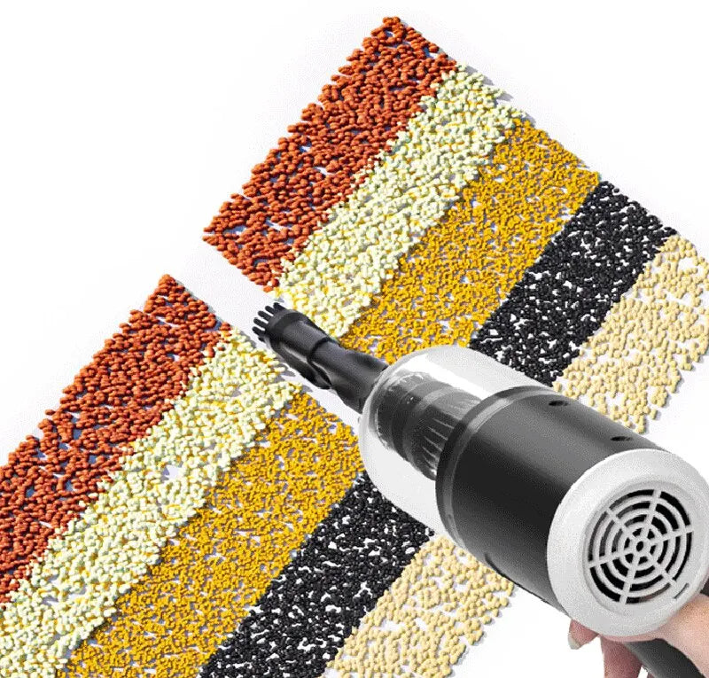 Aspirateur Voiture Sans Fil 9000Pa Rechargeable USB 1200mAh Portable Sec et Humide Mini Aspirateur Domestique