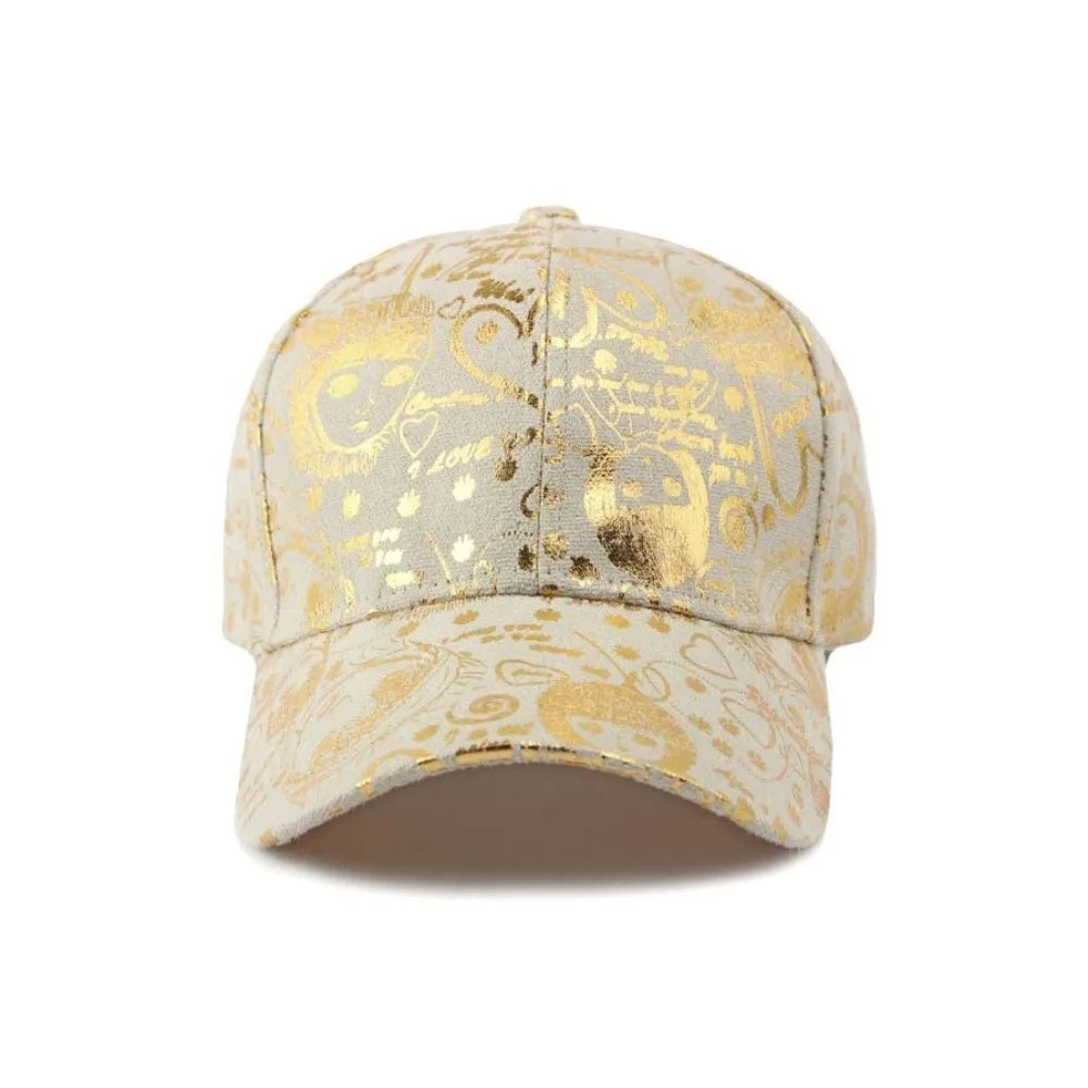 Casquette de Baseball Ajustable Style Graffiti Américain - Protection Solaire Hip-Hop en Coton