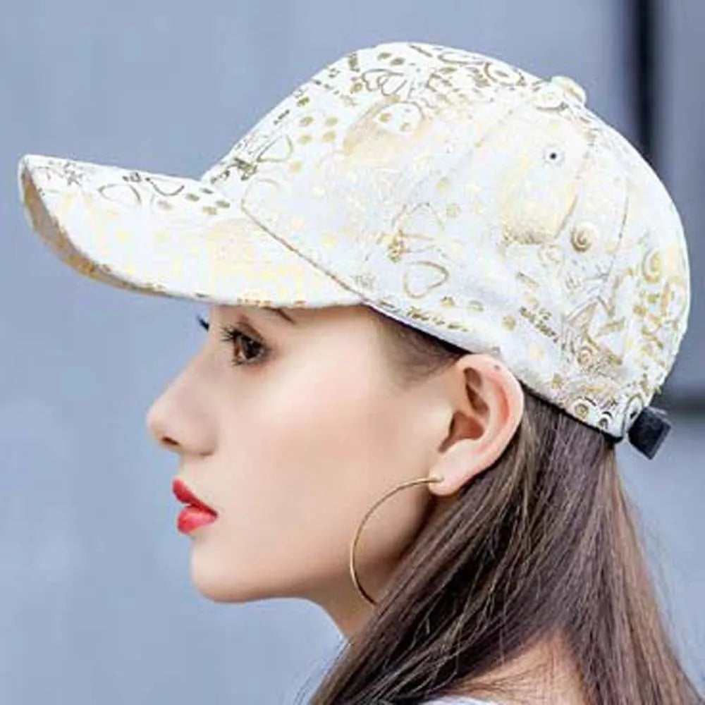 Casquette de Baseball Ajustable Style Graffiti Américain - Protection Solaire Hip-Hop en Coton