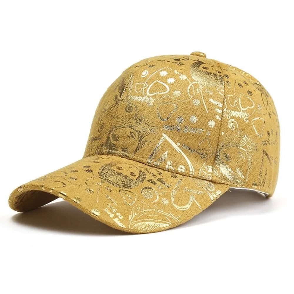 Casquette de Baseball Ajustable Style Graffiti Américain - Protection Solaire Hip-Hop en Coton