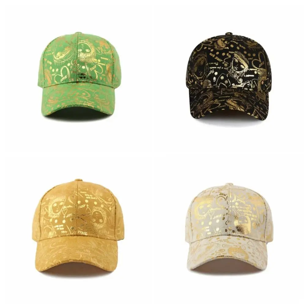 Casquette de Baseball Ajustable Style Graffiti Américain - Protection Solaire Hip-Hop en Coton